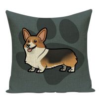 Animal throw pillow honme sofa  outdoor cushions custom High Quality linen throw pillows bull terrier cushion cover decorative