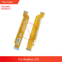 สายเมนบอร์ดโค้งสำหรับ C55 Realme เมนบอร์ดแบบเฟล็กซ์ RMX3710สายแพซ่อมแซมชิ้นส่วนอะไหล่