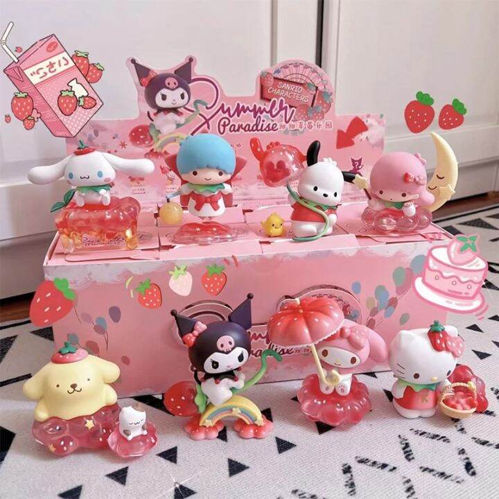 Sanrio Sweet Strawberry Paradise Cartoon Blind Box Toy Mystery Box