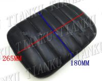 Motorcycle Leather Passenger Rear Seat Pad For Yamaha VStar 400 650 1100 1300 Virago Xv 250 535 750 1100 Road Star Custom