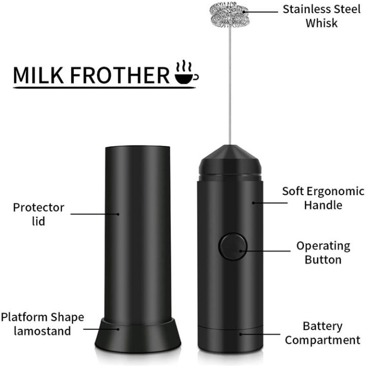 เครื่องตีฟองนม-ตีโฟมนม-ที่ตีไข่-แบบมือถือ-เครื่องตีไข่-ไร้สาย-เครื่องตีแป้ง-ที่ตีฟองนมไร้สาย-ชงชา-กาแฟ-แบบใส่ถ่าน-aa-2ก้อน-milk-frother-milk-foamer