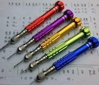 สว่านมือ อลูมิเนียมอัลลอยเคลือบสี Mini Hand Drill พร้อมตัวจับดอกสว่าน 4 ขนาด (ไม่แถมดอกสว่าน สามารถซื้อแยกได้)