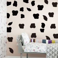 50Pcs Cartoon Cow Spot Wall Sticker Nursery Kids Room Animal Milk Cow Skin Dot Wall Decal Bedroom Play Room Vinyl Decor
