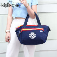 พร้อมส่ง Kipling กระเป๋าสะพายข้าง กระเป๋าถือ สีพื้น ใบใหญ่ ผ้ากันน้ำ ช่องใหญ่ใส่ของได้เยอะมาก ใส่ได้ทุกสไตล์ แบบใหม่