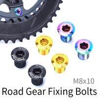 Limited Time Discounts RISK 4Pcs/Box Road Bike Bicycle M8x10 Chainring Chain Wheel Gear Fixing Bolts Screws Nuts For Most Cranksets 105/UT6800/R8000/DA