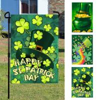 Garden Flag Happy St Patricks Day Banner Vertical Home Decor 30*45CM（11.81IN*17.71IN） Seasonal Outside Yard Lawn Decoration Banners Streamers Confetti