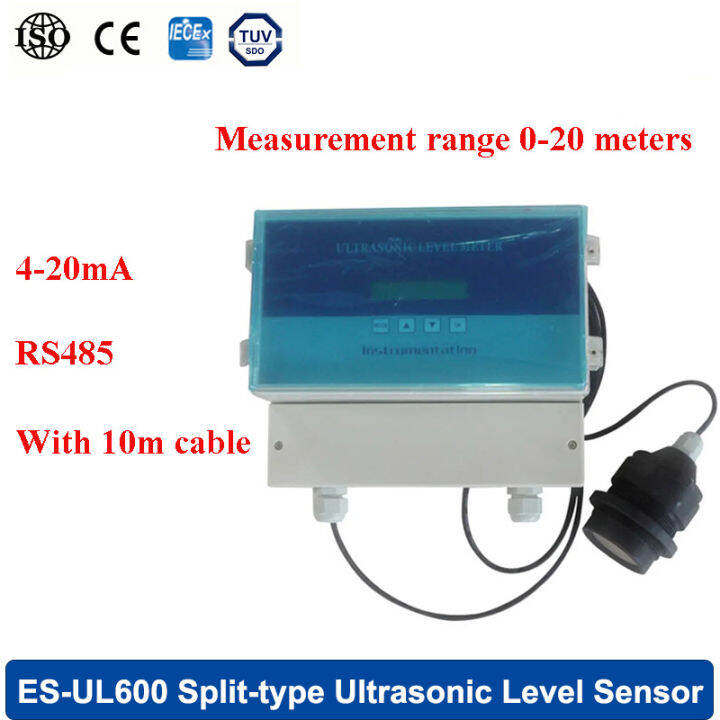 4-20mA RS485 Modbus Output 5m 10m 15m Split-type Liquid Water ...