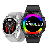 สมาร์ทนาฬิกาผู้ชาย AMOLED 400MAh GPS NFC Bluetooth Call IP68กันน้ำฟิตเนสกีฬา Smartwatch สำหรับผู้หญิง IOS ศัพท์ Android 2023