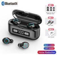 TWS Wireless Bluetooth-compatible Earphone Touch Control Stereo Headset With Mic Sport Headphones Waterproof Earbuds LED Display