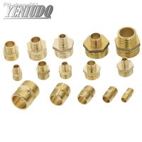 Brass Tube Pneumatic Fitting 1/8 1/4 3/8 1/2 3/4 1 BSP Male X Male Change Hex Nipple Pipe Connector Adapter Coupler