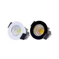 Dimmable LED Downlight 3W 5W Anti-Glare Led โคมไฟเพดาน LED Spot Lighting ห้องนอนห้องครัว COB Recessed Dowcase Loft ตกแต่ง