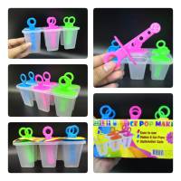 ICE POP MAKER แม่พิมพ์ไอศครีมน้ำแข็ง ทำน้ำแข็งใส ใส่น้ำหวาน ขนาด 6 ช่อง