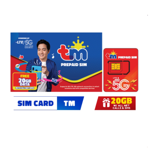 TM Prepaid 5G Regular Sim Card Lazada PH