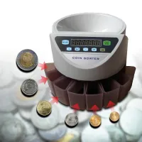 Electric Coin Counter, เครื่องนับเงิน นับเหรียญ คัดแยกประเภทเหรียญ นับรวดเร็ว แม่นยำ สำหรับสกุลเงินบาทเท่านั้น