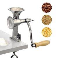 Manual Coffee Bean Grinder Mill with Fixing Clip Hand Crank Portable Travel Camp