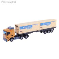 1:43 Transport Container Truck Alloy Vehicle Model Simulation Model Kid Toy Rubber Tire Vehicles Model Kids Gift Toys Truck