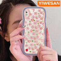 YIWESAN เคส A71 A01 A10ปลอกสำหรับ Samsung ดอกไม้จิตรกรรมภาพการ์ตูนสีสันสดใสลายคลื่นเคสโทรศัพท์แบบใสเคสนิ่มโปร่งใสเคสซิลิโคนกันกระแทกป้องกันเลนส์กล้อง