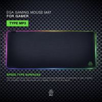 แผ่นรองเมาส์ EGA TYPE MP3 Gaming Mouse Pad RGB แผ่นรองเมาส์มีไฟ ขนาด 900x400x4มม. ★ประกันศูนย์ 2 ปี ★ส่งฟรี