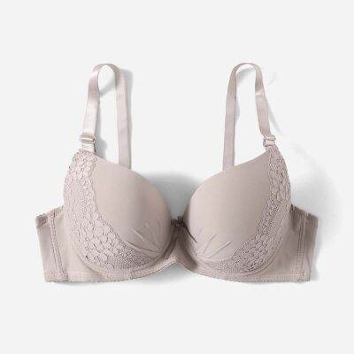 （A So Cute） Trufeeling ขายร้อนชุดชั้นใน ForThin โฟมนุ่ม Bralette ปรับเต็มถ้วยยกทรง Ladies90C-115D ขนาดบวกชุดชั้นใน