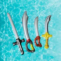 Shiwei732880294 PVC trẻ em cosplay thổi phồng quà cảm ơn tiệc sinh nhật Đồ chơi bơm hơi swor D đạo cụ sân khấu Halloween ngoài trời vui vẻ cướp biển đồ chơi