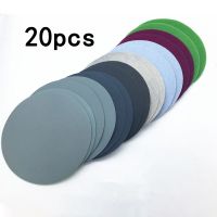 20pcs 75mm 3Inch 800/1500/2000/3000 Grits Round Sandpaper Discs Wet Dry Sanding Discs Hook Loop Sand Sheets Sander Pads Tools