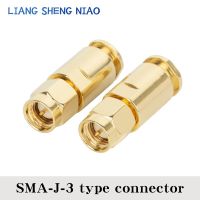 1Pcs Connector SMA Male Plug clamp RG316 RG174 RF Adapter Coaxial High Quanlity RG58 SYV50-3 LMR200 RG142 cable SMA plug SMA-J-3 Electrical Connectors