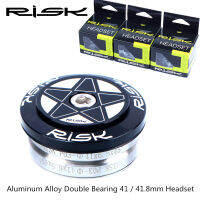 RISK Double Bearing Headset Road Bike Fixed Cog 4141.8Mm Straight Tube Built-In Full-Hidden Palin Bearing For Straight Fork