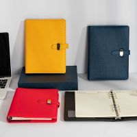 【jw】❉■  A5 23x17cm 6 Binder Clip-on Notebook Leather Loose Cover Agenda Planner Organizer School Office Stationery