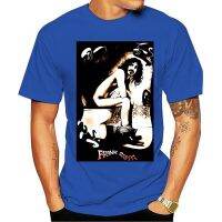 เสื้อยืดลําลองสําหรับผู้ชายแขนสั้นพิมพ์ลาย Frank Zappa On The Toilet PXIX