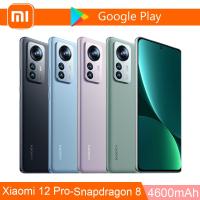 Xiaomi รอมทั่วโลก12 Pro 5G สมาร์ทโฟน120W QC Qualcomm Snapdragon 8 Gen1 MIUI 13 4600MAh แบตเตอรี่50MP กล้องมือถือโทรศัพท์95% ใหม่