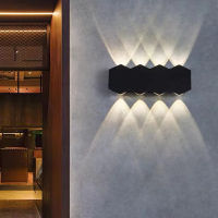 IP65 LED Wall Light Aluminum Outdoor Waterproof Garden Fence Indoor Fashion Wall Lamp For Bedroom Bedside Living Room Stairs