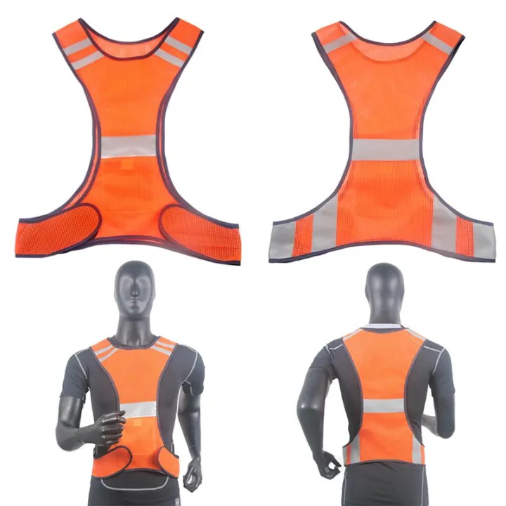 High Visibility Reflective Vest Security Waistcoat For Night Work ...