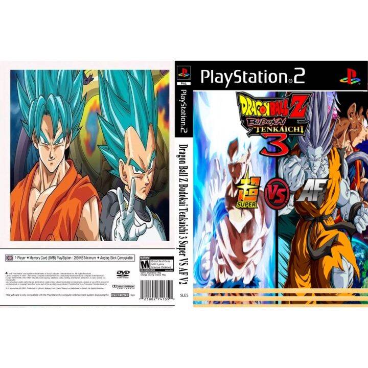 แผ่นเกมส์ Ps2 Dragon Ball Z Budokai Tenkaichi 3 Super Vs Af V2 คุณภาพ ส่งไว Th