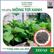 Hạt giống rau mồng tơi xanh mùng tơi- Shop hạt giống Tạ Gia Trang