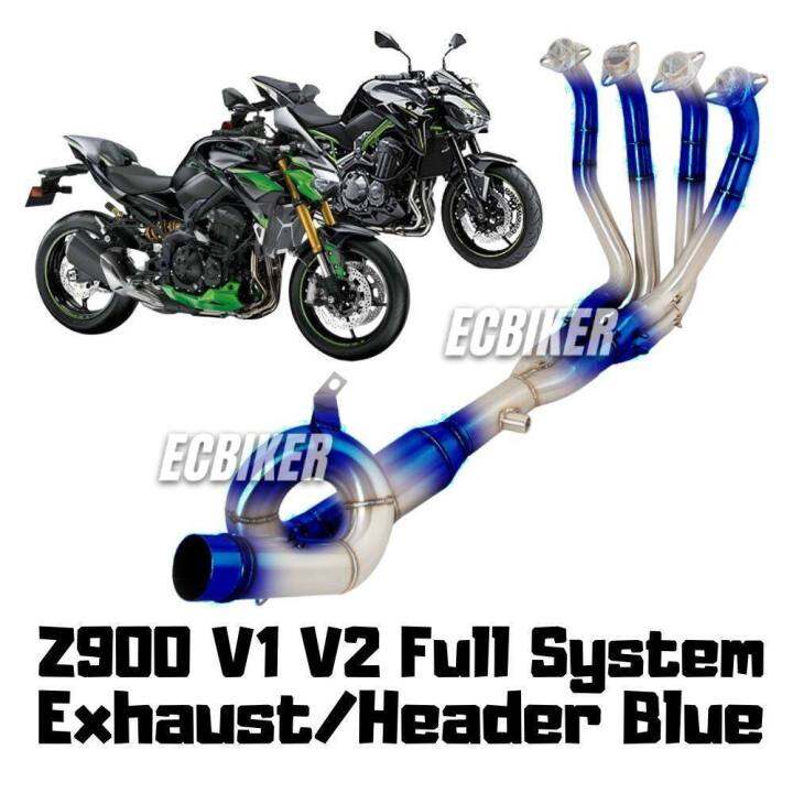 Kawasak Z900 V1 V2 2023 51mm Full System Exhaust Header Spiral