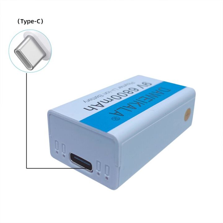 flash-sale-9v-6800mah-li-ion-ชาร์จได้-usb-9v-แบตเตอรี่ลิเธียมสำหรับมัลติมิเตอร์ไมโครโฟนของเล่น-สายชาร์จ-usb