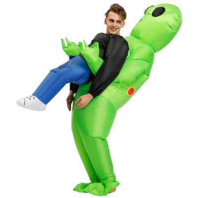 Adult Kids Alien Inflatable Costume Halloween Party Cosplay For Man Women Funny Suit Anime Fancy Dress
