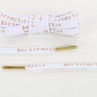 สินค้าใหม่!! 10.10 Warp Laces Japan Edition Katakana Laces White Goldie Code 661ϟ