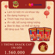 HCM1 thùng 156 gói Snack bim bim đùi gà Thái Lan có vị cay cay ngon giòn