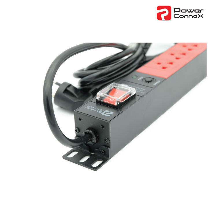 power-connex-6-outlet-switch-16a-plug-cable-3m-3680w-รางปลั๊กไฟคุณภาพขนาด-6-ช่อง-ของแท้-ประกันศูนย์-5ปี