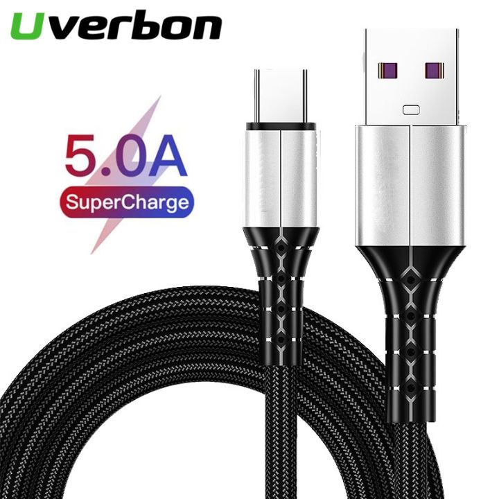 เครื่องชาร์จ5a-แบบสายชาร์จสายชาร์จความไวสูงไมโคร-usb-เชือกร่มขนาดเล็กชาร์จสายข้อมูลโทรศัพท์สายสำหรับ-huawei-xiaomi-โปร