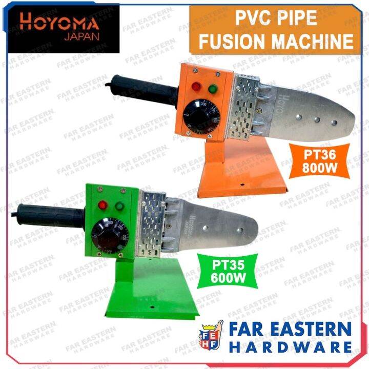 HOYOMA PPR PVC Pipe Welding Fusion Machine 600W 800W HYVAR Lazada PH