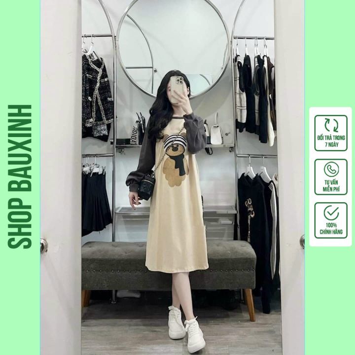 váy bầu thu đông giá tốt Tháng 9, 2023 Đồ Bầu | Mua ngay Thời Trang Nữ |  Shopee Việt Nam