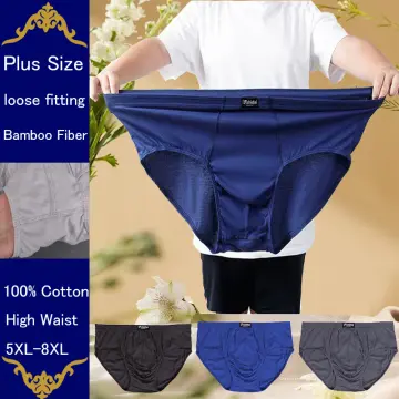 Plus Size Women 2XL-10XL Comfortable Underpant 100%Cotton Pantie Briefs  Bamboo 