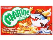 Bánh Cá Marine Boy Orion Vị Tôm Nướng Môi Đỏ Hộp 35g
