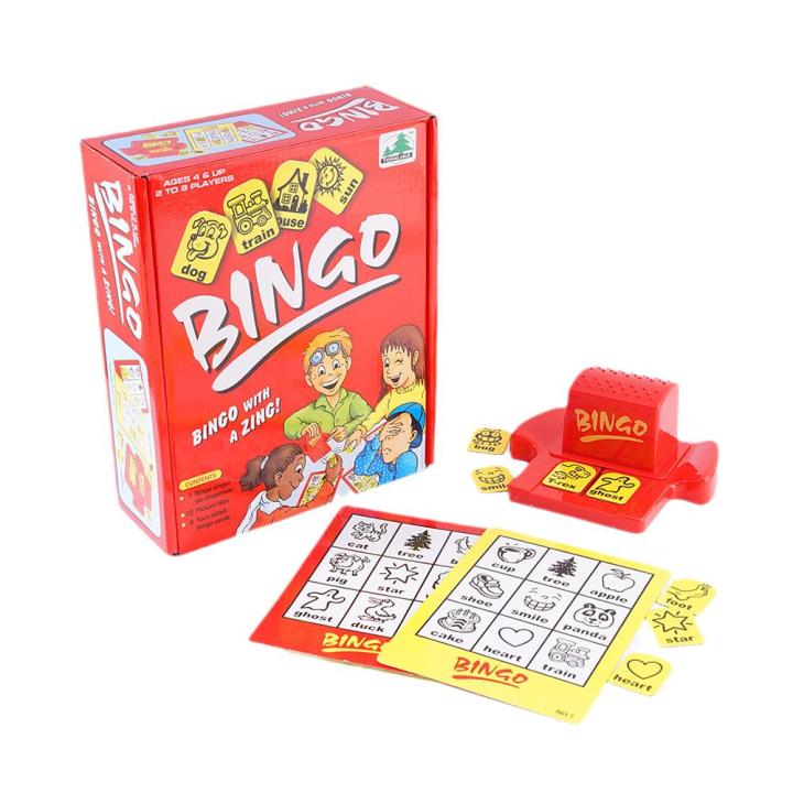 เกมกระดานบิงโกสำหรับเด็กของเล่นเพื่อการศึกษาเกมจับคู่การ์ดคำภาษาอังกฤษจิ๊กซอว์รูปภาพคำภาษาอังกฤษ-q6n3
