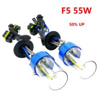 2PCS F5 55W Xenon Bulbs High Precision H1 H3 H7 9012 D2H H11 9005 9006 UP50% Brightness 6000LM  12V Cars HID Headlights Bulbs  LEDs  HIDs