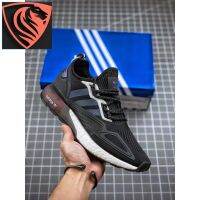 ZX 2k boost blacksupplier Colourshock red mens sports running shoes