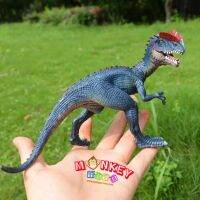 Monkey Toys - โมเดล ไดโนเสาร์ Dilophosaurus น้ำเงิน ขนาด 18.50 CM (จากหาดใหญ่)