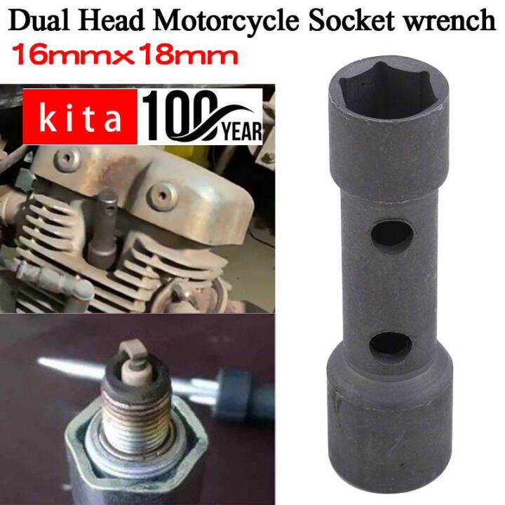 (( 1pcs Dual Head A7 )) 16mm D8 18mm E6TC D8TC A7TC Spark Plug